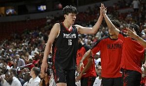 Panda Sports Event-开拓者今日算背靠背 昨天和日本Bleague进行了一场内部对抗赛